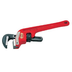 Ridgid Heavy Duty Cast Iron Pipe Wrenches, Alloy Steel Jaw, 6in