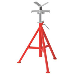Ridgid VJ-98 V-Head Low Pipe Stand, 20 in to 38 in High