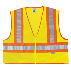 River City Luminator Class II Safety Vests, Large, Lime