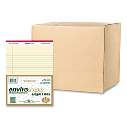 Roaring Spring Paper Enviroshades Legal Notepads, 50 Ivory 8.5 x 11.75 Sheets, 72 Notepads/Carton
