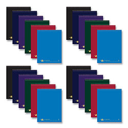 Roaring Spring Paper Flipper Subject Wirebound Notebook, 1-Subject, Asst Cover Colors, (80) 8.5 x 11.5 Sheets, 24/CT