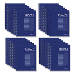 Roaring Spring Paper Music Notebook, Medium/College Rule, Transcription Format, Blue Cover, (32) 8.5 x 11 Sheets, 24/CT
