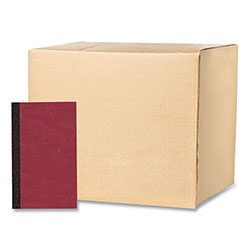 Roaring Spring Paper Sewn Memo Book, Narrow Rule, Red Cover, (70) 6 x 3.75 Sheets, 144/Carton