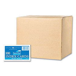 Roaring Spring Paper White Index Cards, 3 x 5, 100 Cards, 36/Carton