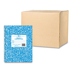 Roaring Spring Paper Wirebound Notebook, Grade 2 Manuscript Format, Blue Marble Cover, (36) 10.5 x 8 Sheets, 48/CT