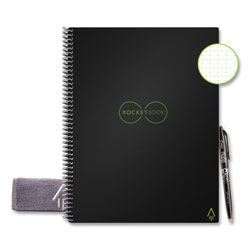 Rocketbook Core Smart Notebook, Dotted Rule, Black Cover, 11 x 8.5, 16 Sheets