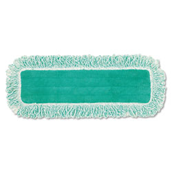 Rubbermaid Dust Pad with Fringe, Microfiber, 18 in Long, Green