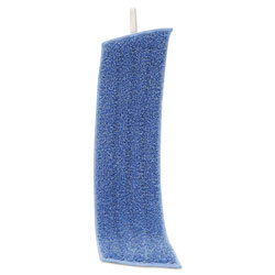 Rubbermaid Economy Wet Mopping Pad, Microfiber, 18 in, Blue