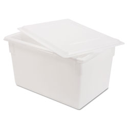 Rubbermaid Food/Tote Boxes, 21.5 gal, 26 x 18 x 15, White, Plastic (3501WH)