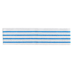 Rubbermaid Disposable Microfiber Pad, 4.75 x 19, White/Blue Stripes, 50/Pack, 3 Packs/Carton