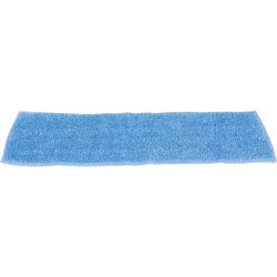 Rubbermaid Microfiber Damp Mop, 18 in, Blue