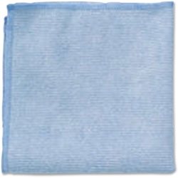 Rubbermaid Microfiber Light Duty Cloths, Cloth, 16 in x 16 in Length, 288/Carton, Blue