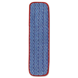 Rubbermaid Microfiber Wet Mopping Pad, 18.5 in x 5.5 in x 0.5 in, Red