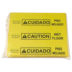 Rubbermaid Over-The-Spill Pad Tablet, 12 oz, 14 x 16.5, 25/Pack