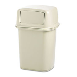 Rubbermaid Ranger Fire-Safe Container, 45 gal, Structural Foam, Beige (RCP9171-88BEI)