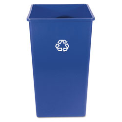 Rubbermaid Square Recycling Container, 50 gal, Plastic, Blue (RCP3959-06BLU)