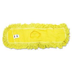 Rubbermaid Trapper Commercial Dust Mop, Looped-end Launderable, 5 in x 24 in, Yellow