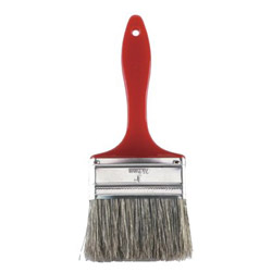 Rubberset Chip Brush, 5/16 in thick, Gray China, Plastic handle