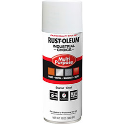 Rust-Oleum Industrial Choice Enamel Spray Paint - 12 fl oz - White