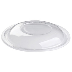 Sabert FreshPack Dome Lid for 12 & 16 OZ Round Bowls, Clear
