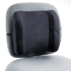 Safco Remedease High Profile Backrest,12.75w x 4d x 13h, Black