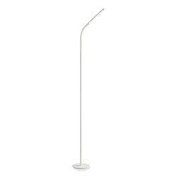 Safco Resi LED Floor Lamp, Gooseneck, 60 in Tall, White