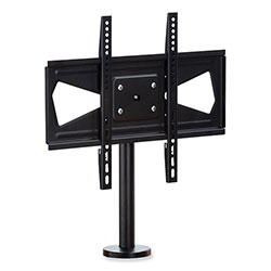 Safco Tabletop TV Mount, 21.25 in x 24.75 in x 24.75 in, Black, Supports 50 lbs