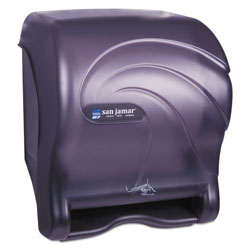 San Jamar Oceans Smart Essence Electronic Towel Dispenser,14.4hx11.8wx9.1d, Black, Plastic (SANT8490TBK)