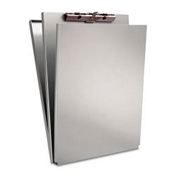 Saunders A-Holder Aluminum Form Holder, 1/2 in Clip Capacity, Holds 8.5 x 12 Sheets, Silver