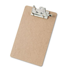Saunders Recycled Hardboard Archboard Clipboard, 2 in Clip Cap, 8 1/2 x 12 Sheets, Brown