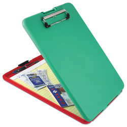 Saunders SlimMate Show2Know Safety Organizer, 1/2 in Clip Cap, 9 x 11 3/4 Sheets, Red/Green
