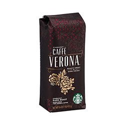 Starbucks Caffe Verona Bold Whole Bean Coffee, 1 lb Bag, 6/Carton