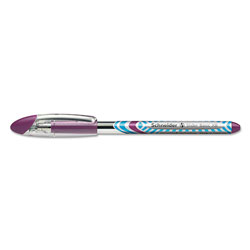 Schneider Slider Basic Ballpoint Pen, Stick, Extra-Bold 1.4 mm, Violet Ink, Violet Barrel, 10/Box