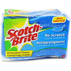 Scotch Brite® Multipurpose Scrub Sponge, 4-1/2 in x 2-3/4 in, 8PK/CT, Blue
