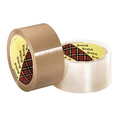 Scotch™ Scotch® Industrial Box Sealing Tapes 371, 48mm x 50 m, Clear