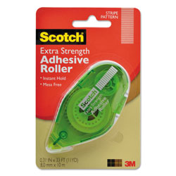 Scotch™ Extra-Strength Tape Runner, 0.31 in x 33 ft, Dries Clear