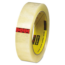 Scotch™ Light-Duty Packaging Tape - High Clarity, 3 in Core, 1 in x 72 yds, Transparent