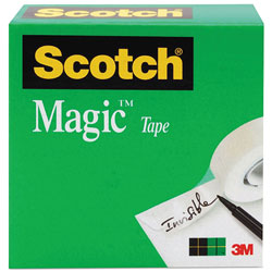 Scotch™ Magic Tape Refill, 1 in Core, 0.5 in x 36 yds, Clear