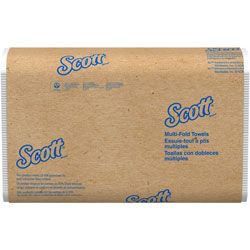 Scott® Essential Multi-Fold Towels, 1-Ply, 8 x 9.4, White, 250/Pack, 16 Packs/Carton