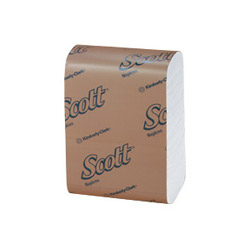 Scott® Low-Fold Dispenser Napkins, 1-Ply, 12 in x 7 in, White, 250/Pack, 32 Packs/Carton