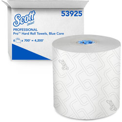 Scott® Pro Paper Towel - 7.50 in x 700 ft - White - Paper - Quick Drying, Absorbent, Hygienic - For Hand, Washroom, Breakroom, Restroom, Guest, Employee - 6 / Carton