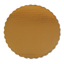 SCT Cake Pads, 10 in Dia, Gold, 200/Carton