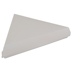 SCT White Pizza Clamshells, 9.25 x 9 x 1.69, White, Paper, 400/Carton