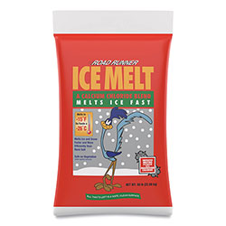 Scotwood Industries Road Runner Ice Melt w/Calcium Chlorine Blend, 50lb, Red
