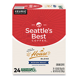 Seattle's Best® House Blend Coffee K-Cup, 24/Box, 4/Carton