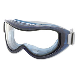 Sellstrom Odyssey II Series Chem Splash Dual-Lens Goggle, Clear Tint, Blue Fr, OTG, AF/HC
