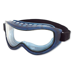 Sellstrom Odyssey II Series Industrial Dual-Lens Goggle, Clear Lens, Blue Fr, OTG, AF/HC
