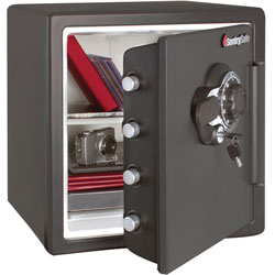 Sentry Safe, Fire and Water, 16-3/10 inWx19-3/10 inDx17-4/5 inH, Gray