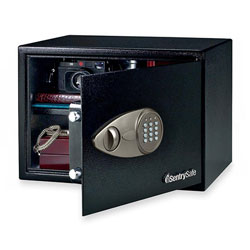 Sentry X125 Electronic Safe w/Lock/Key, 17" x 15 1/2" x 12-1/8"