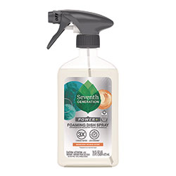 Seventh Generation Foaming Dish Spray, Mandarin Orange Scent, 16 oz Bottle